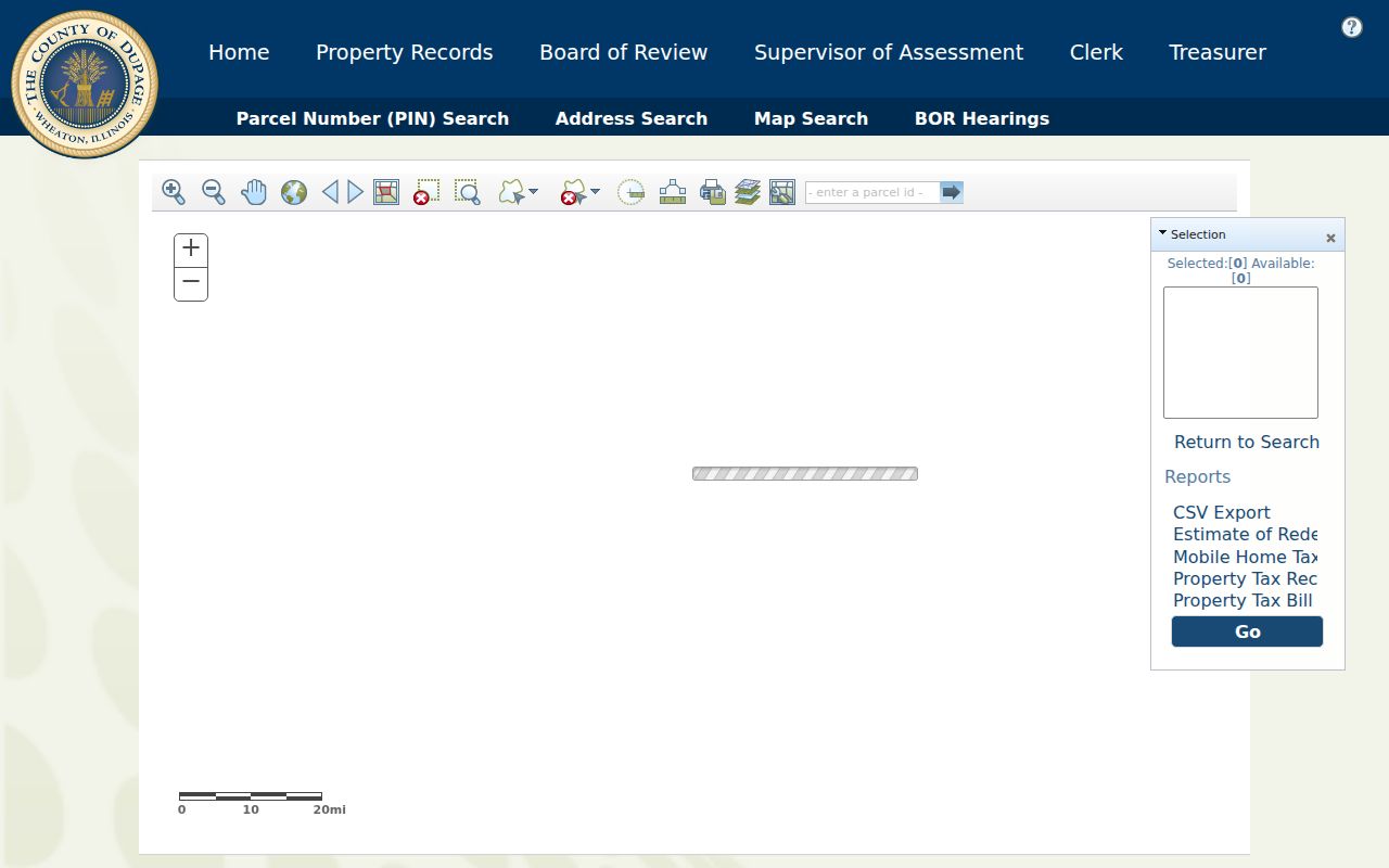 DuPage County Assessor map search for Downers Grove parcels